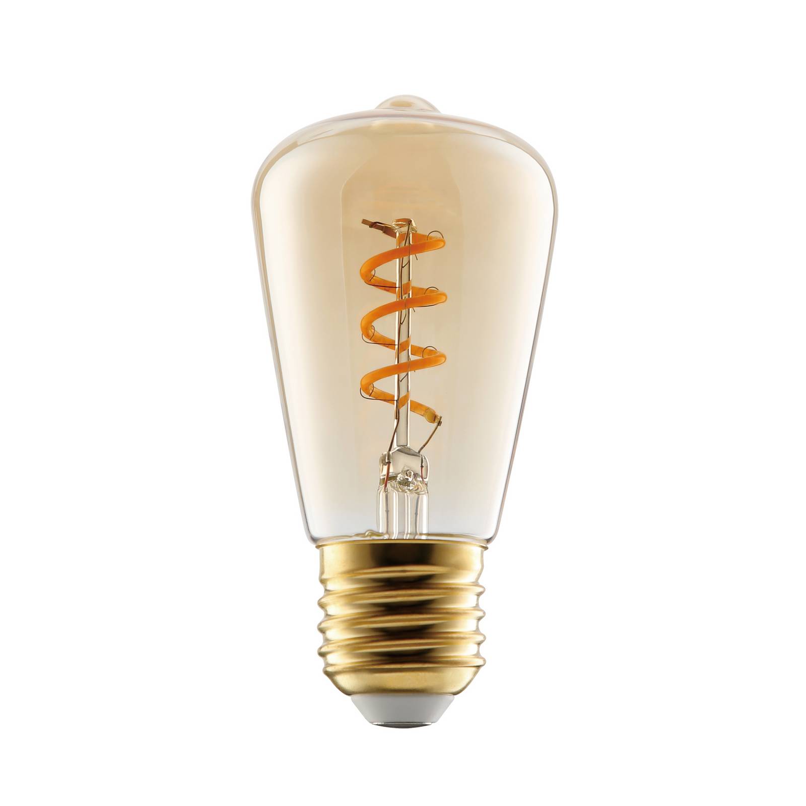 LED-Lampe E27 4W ST48 2.000K Filament amber dim