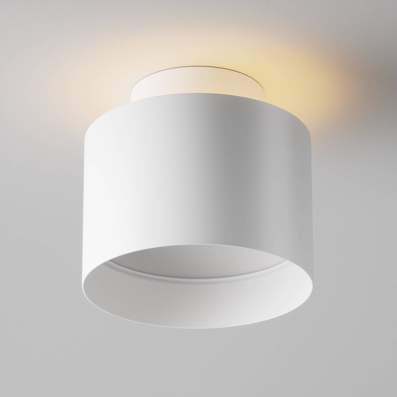 Maytoni lampa sufitowa LED Planet, biały Ø 10cm aluminium 3,000K