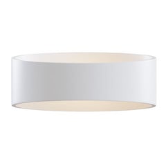 LED fali lámpa Trame, ovális forma, fehér színben