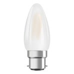 Vela LED OSRAM B22d Classic 827 4W mate