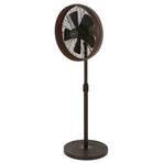 Beacon ventilador de pie Breeze color bronce, base redonda, silencioso