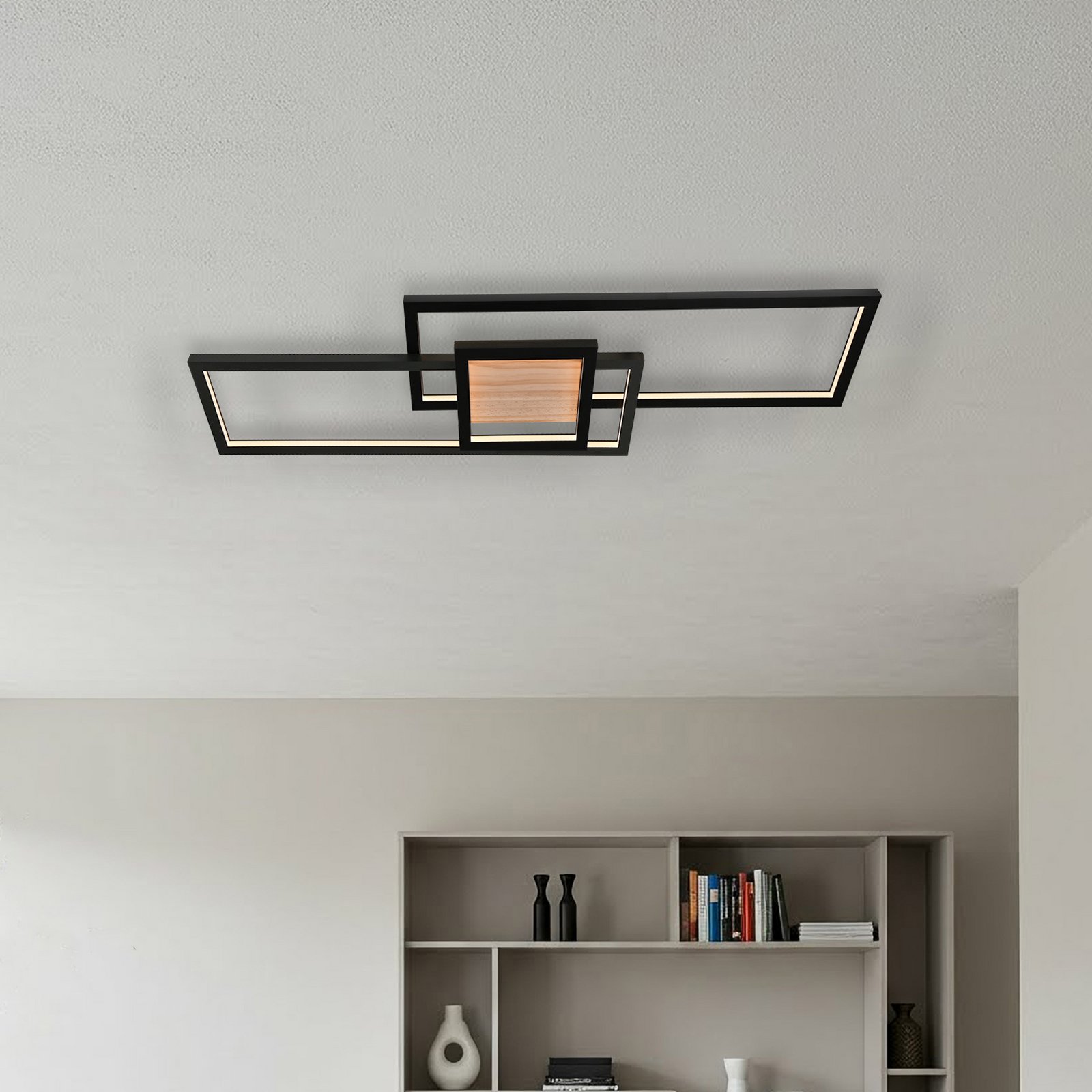 Emiljan LED Deckenleuchte Schwarz - Lindby