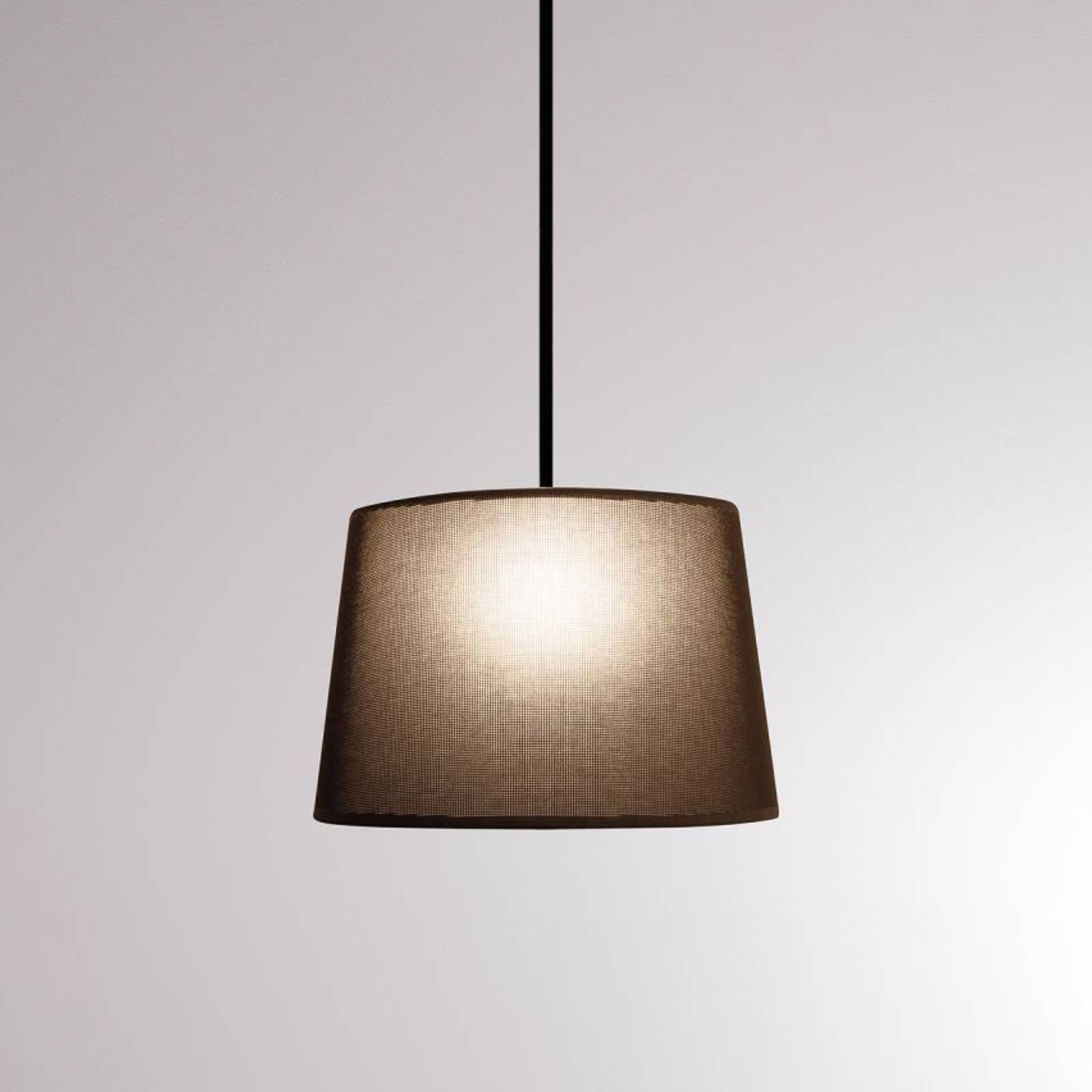 LOUM Bivio lampa wisząca Ø 23 cm klosz brązowy