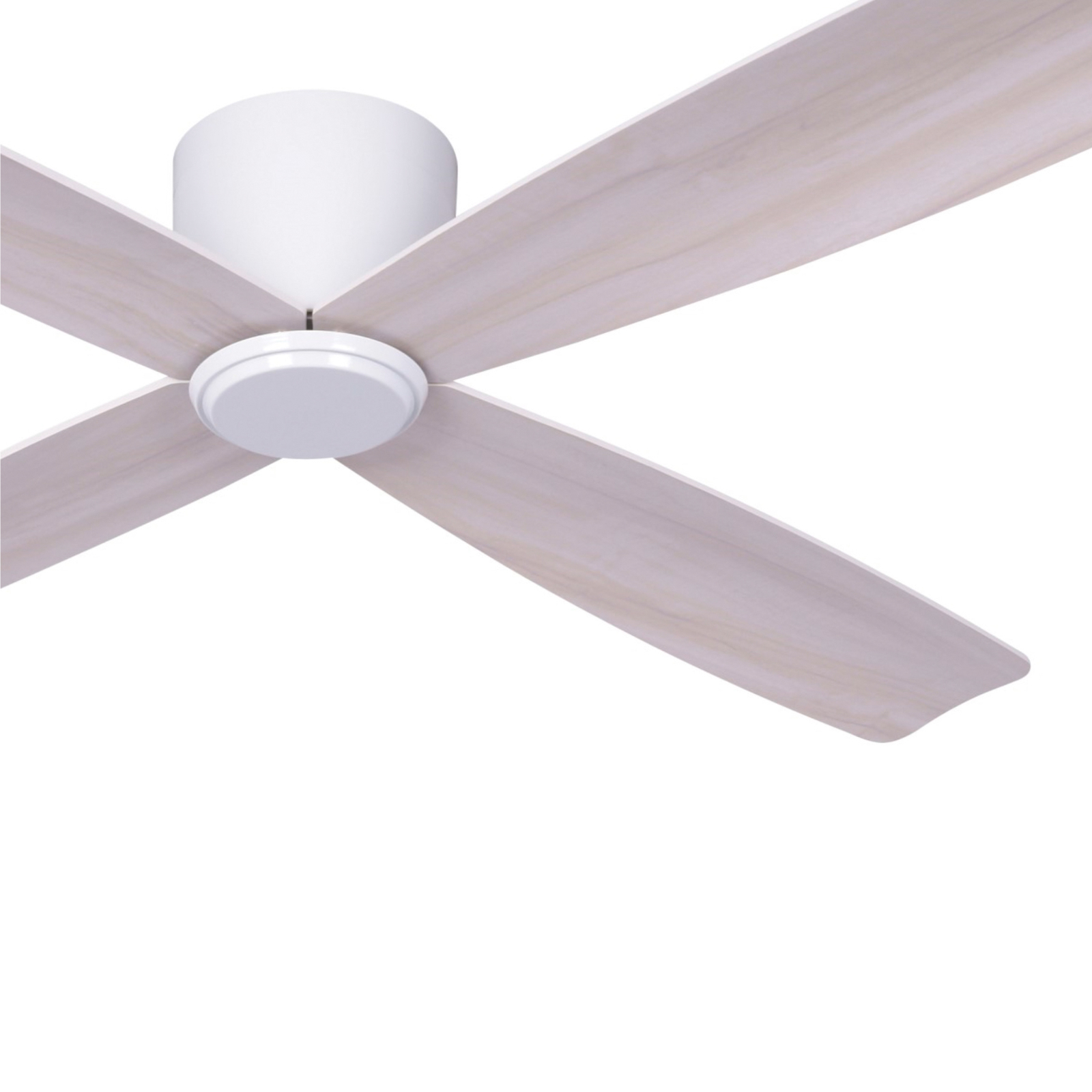 Beacon ceiling fan Fraser white/oak DC quiet Ø 132 cm