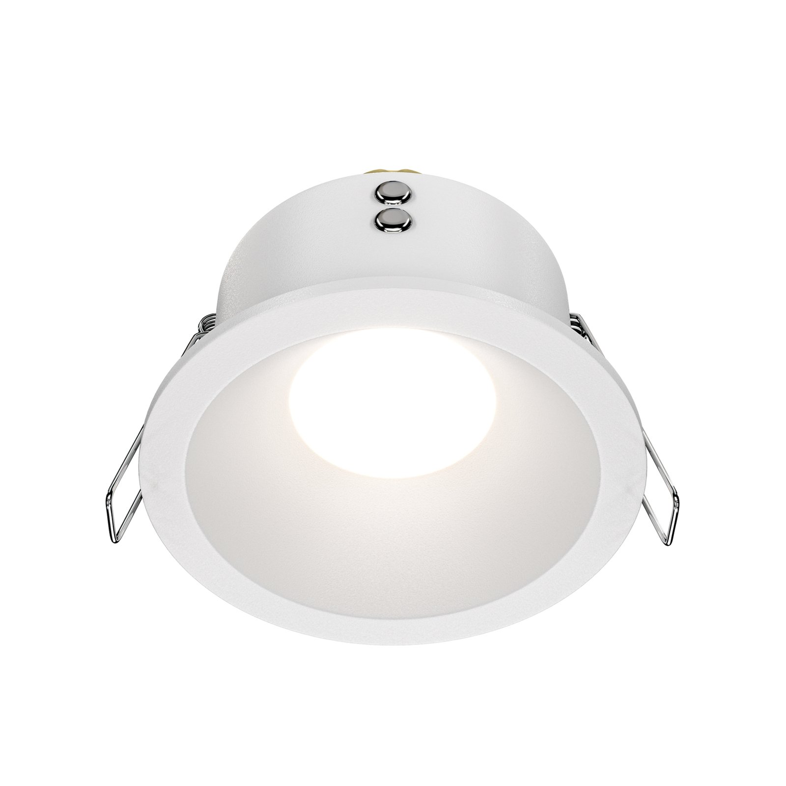 Maytoni plafond inbouwlamp Zoom wit Ø 8,5 cm aluminium IP65 GU10