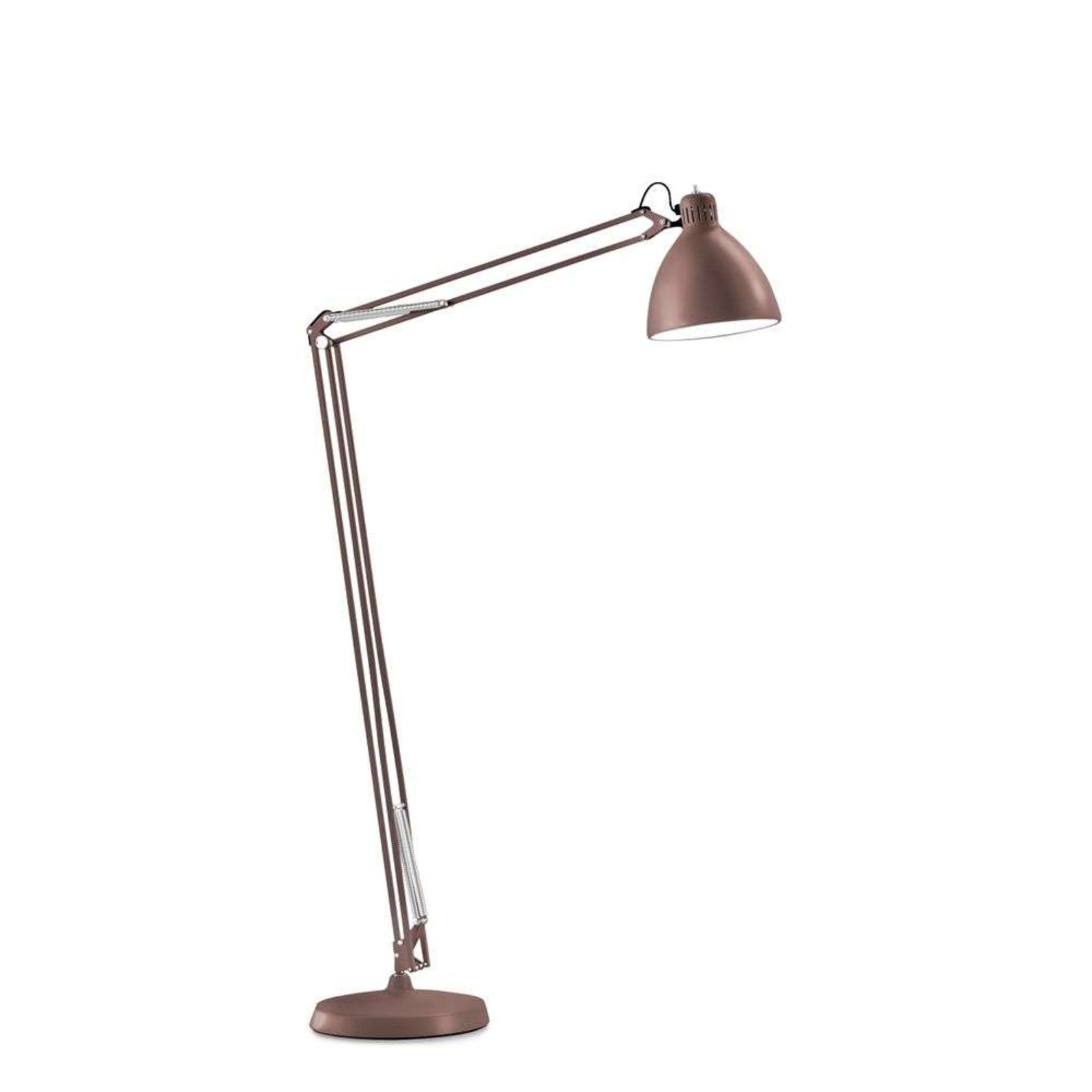 JJ Mid Floor Lamp LED Rust Brown - Leucos