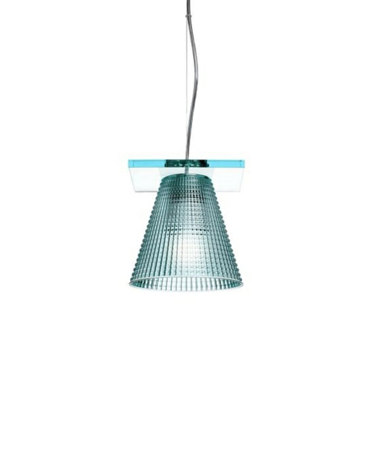 Light Air Lustră Pendul Sculped Light Blue - Kartell