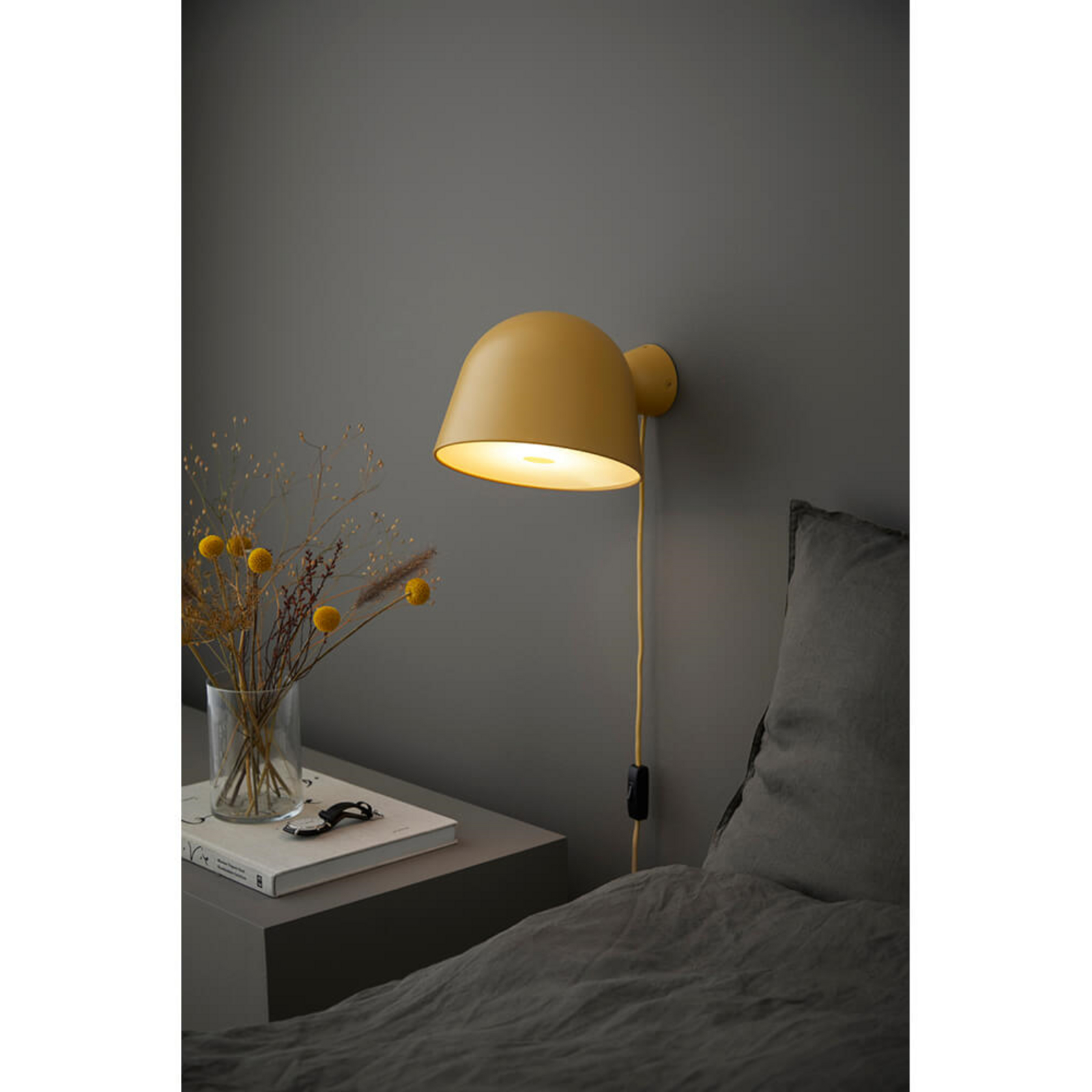 Kuppi Wall Lamp 2.0 Mustard - Woud