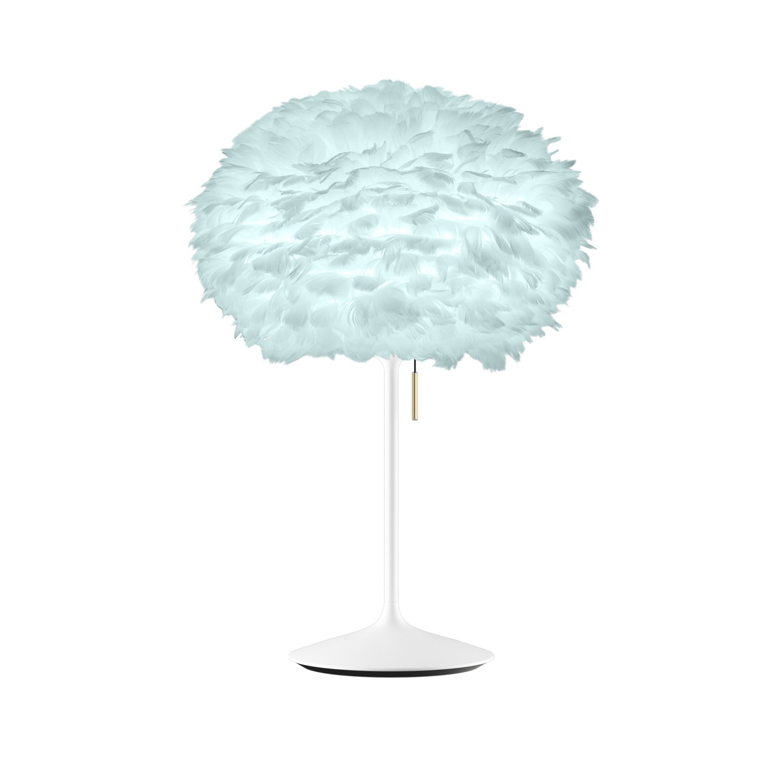 UMAGE Eos mini lámpara de mesa azul claro/blanco