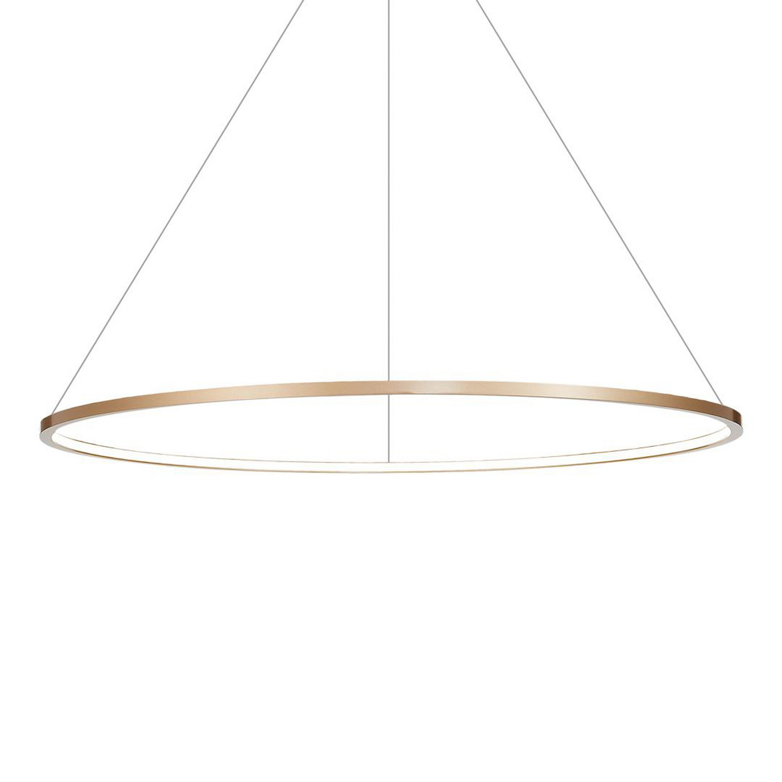 Milagro Lighting Lampă suspendată LED Saturno Ø 100 cm auriu 1 bec 4.000 K - Camera de zi / sufragerie - Modern - Aluminiu