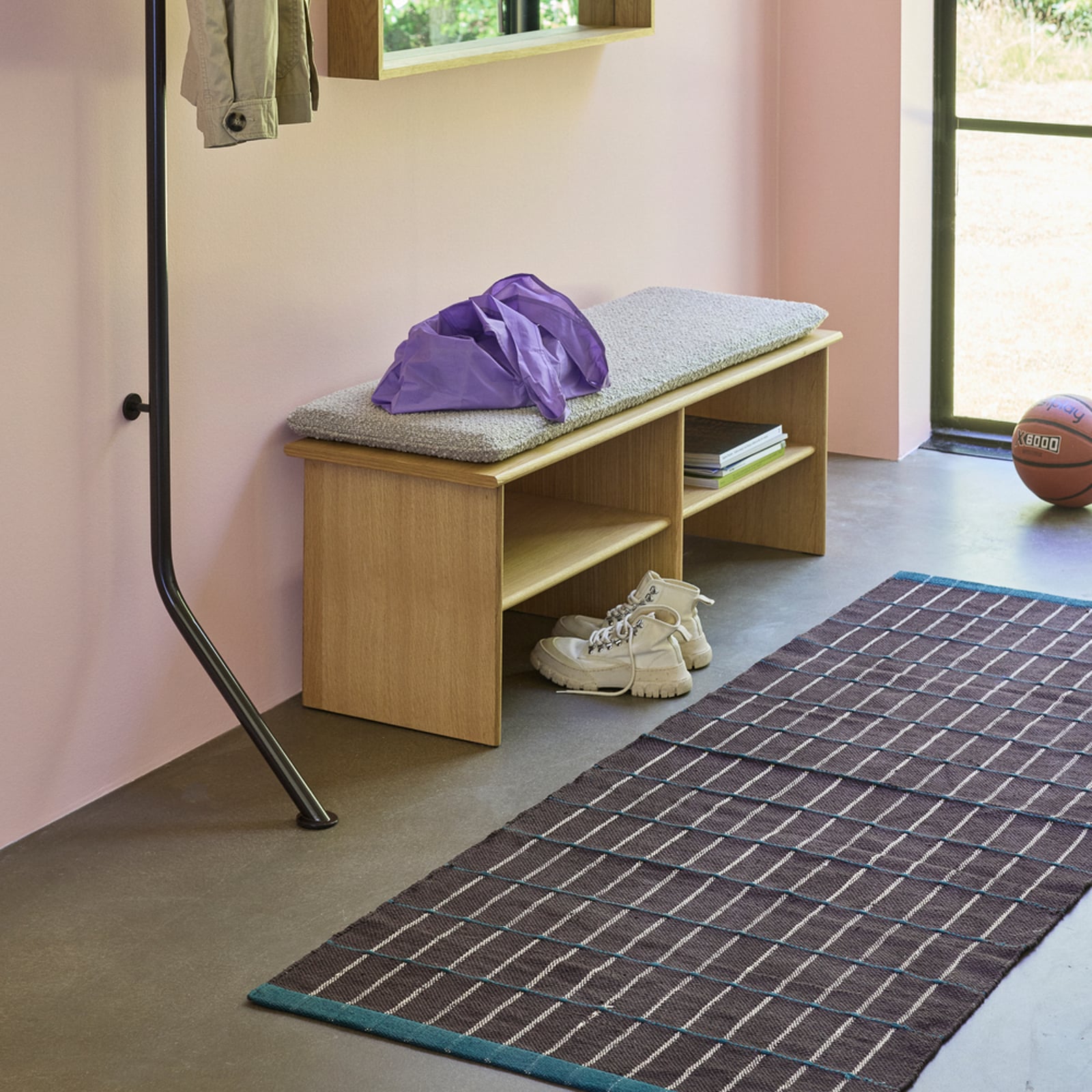 Tappeto da corridoio Cottage marrone, lunghezza 200 cm - Hübsch