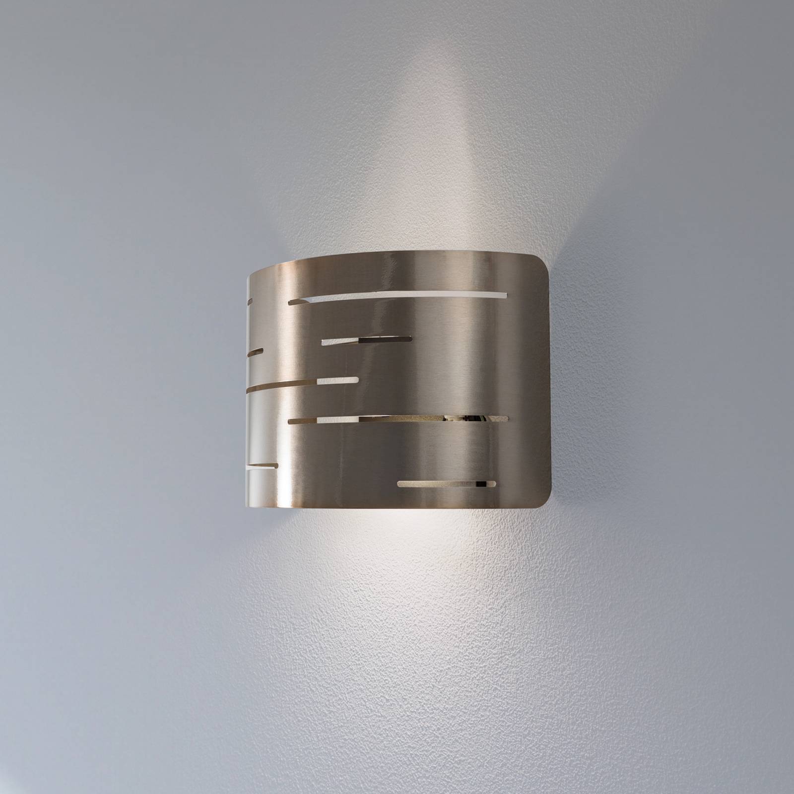 Wandleuchte Oisin, goldfarben, Metall, Höhe 22 cm, E27 günstig online kaufen