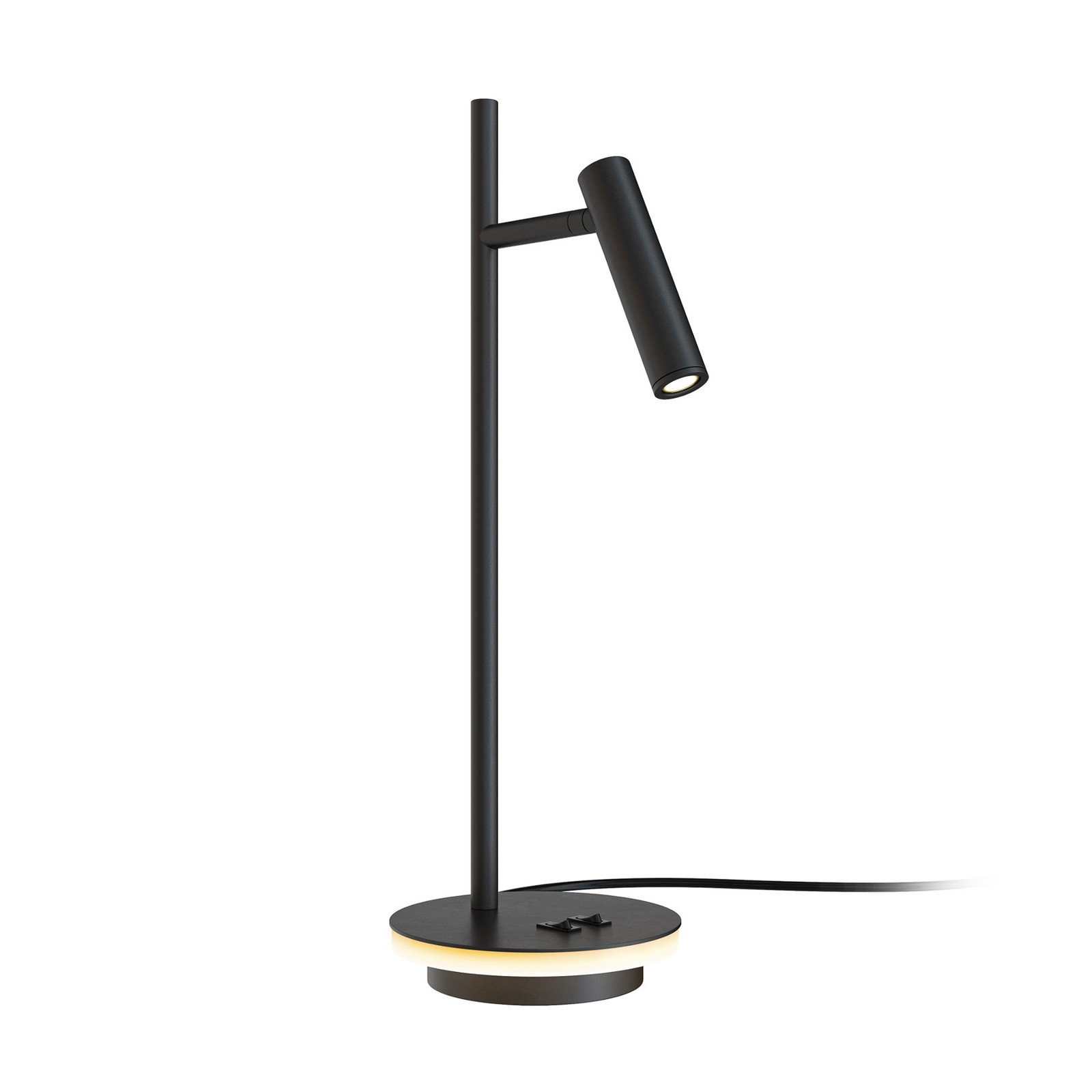 Maytoni Estudo LED lampă de masă negru Înălțime 455 cm metal - Camera de zi / sufragerie - modern