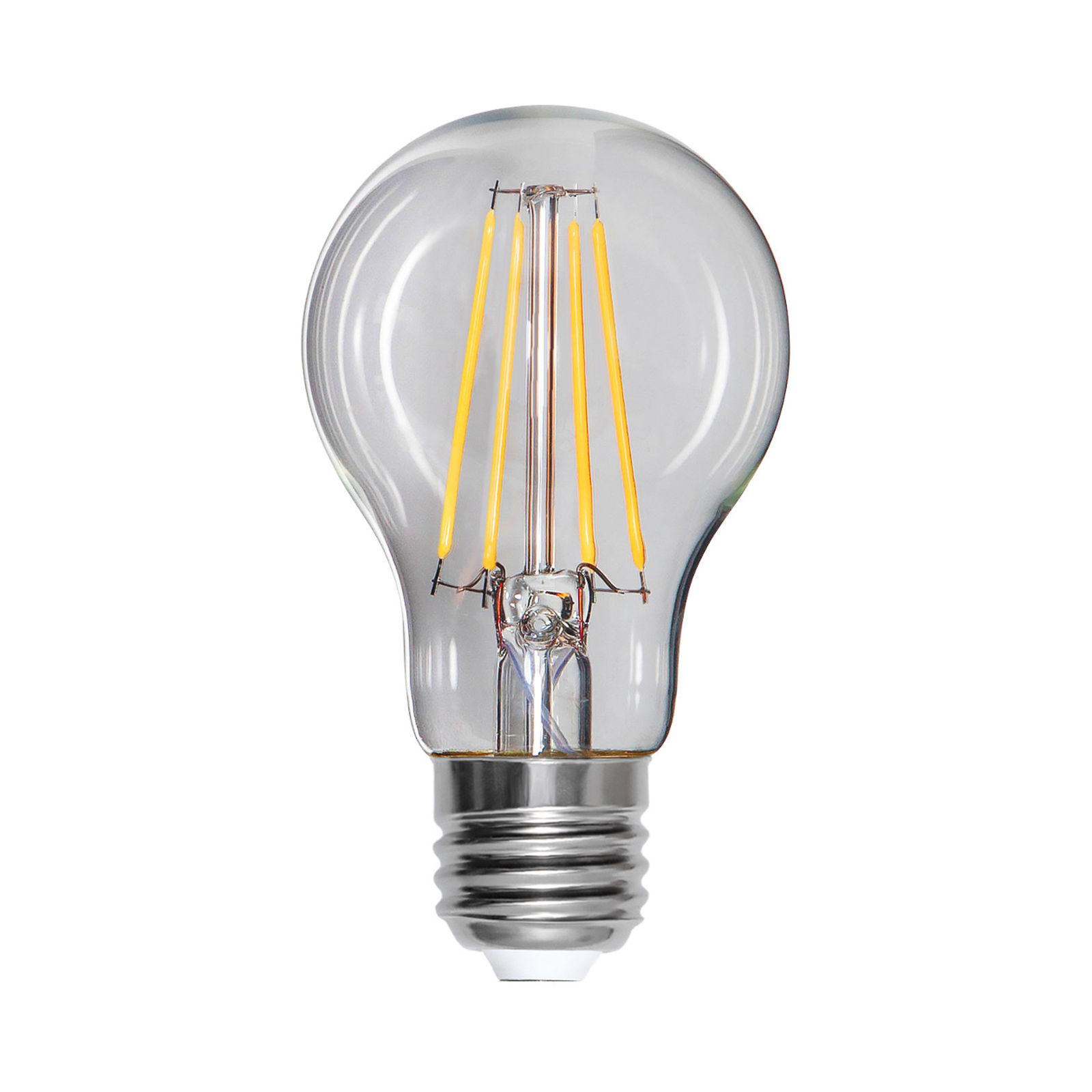 Ampoule LED à filament, E27, 8 W, 2.700 K, filament, intensité variable.