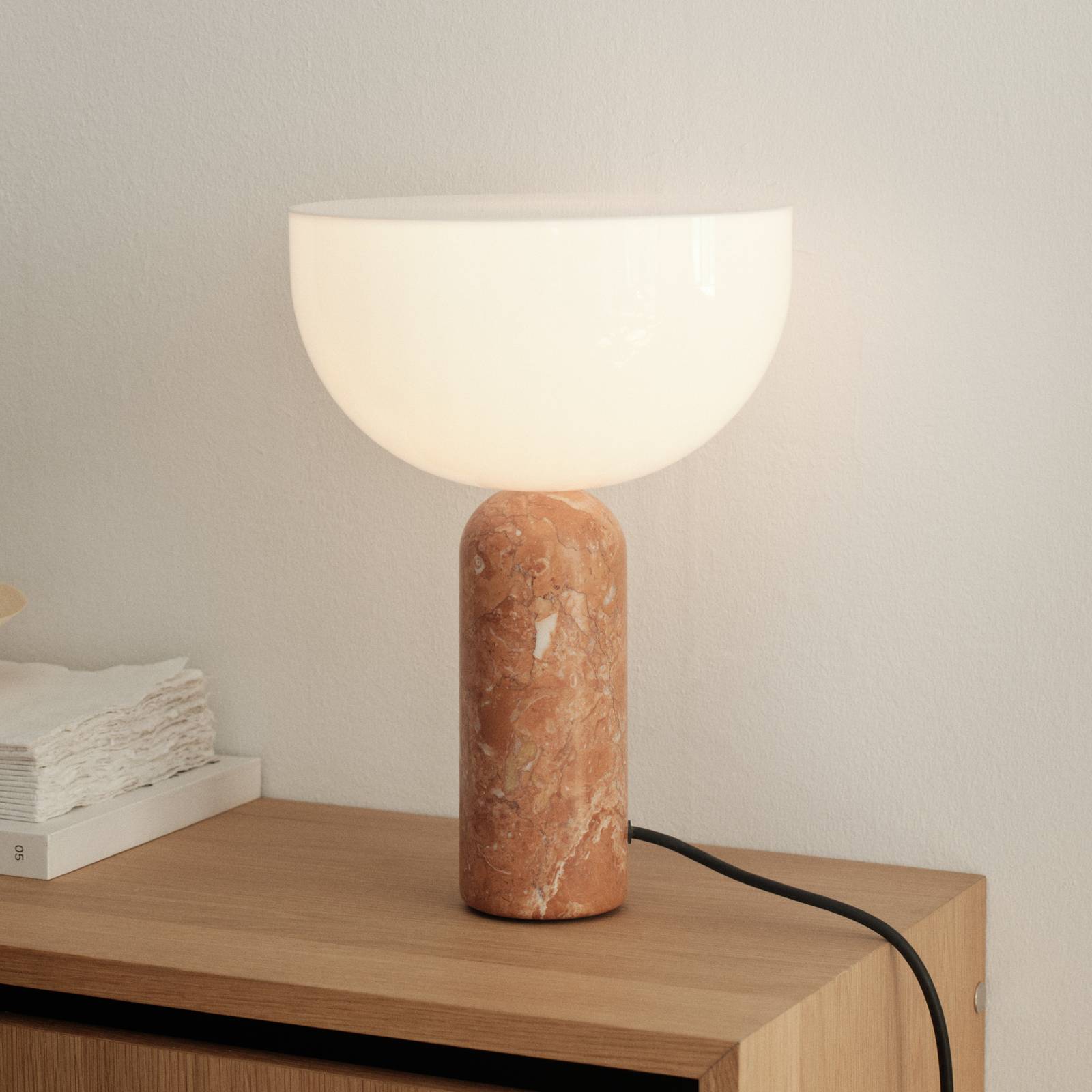 New Works Kizu Small Lampe à poser Breccia Pernice