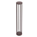 FLOS In Vitro Bollard 3, 2.700 K 90 cm castanho escuro