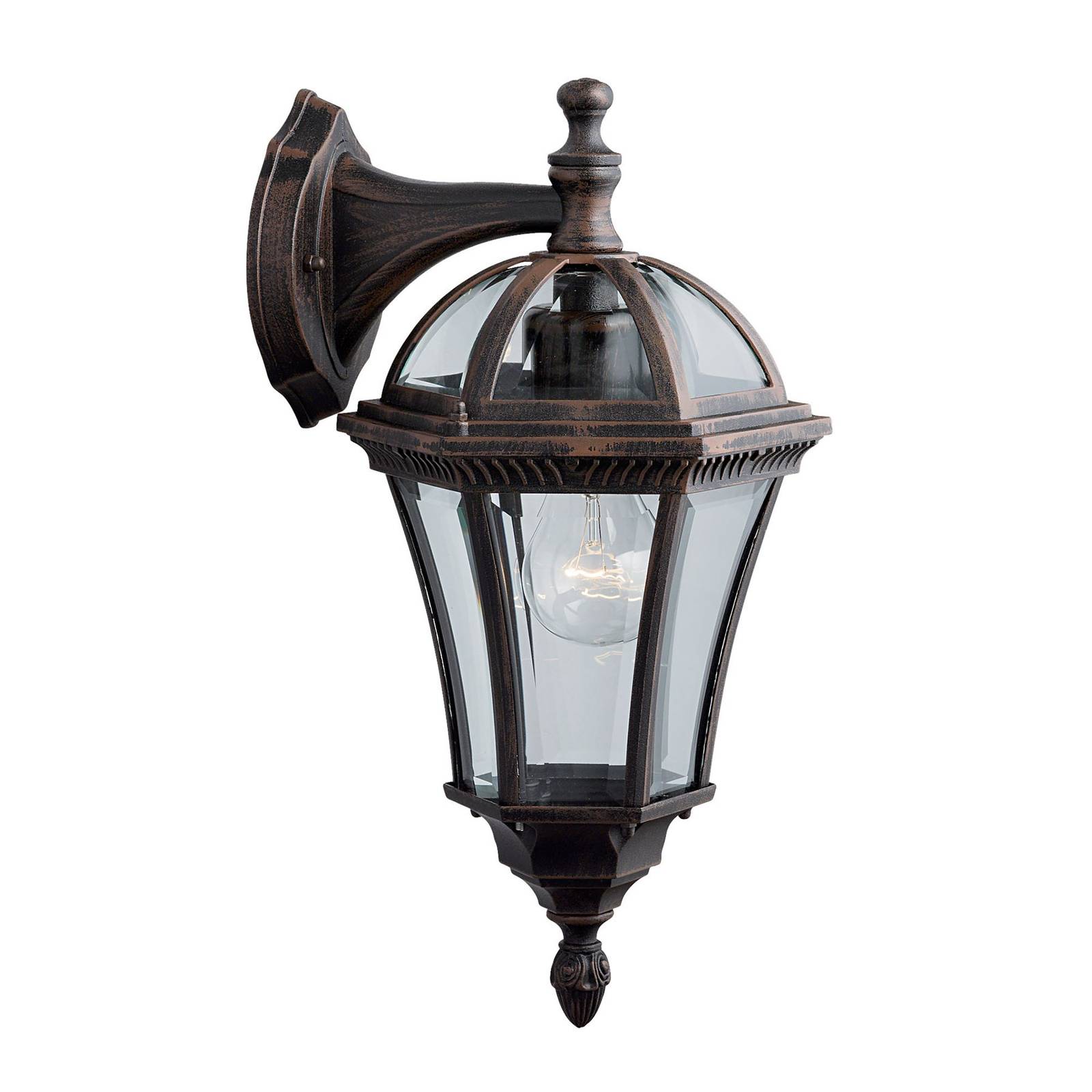 Image of Searchlight Applique d’extérieur Capri, lanterne vers le bas 5013874335463