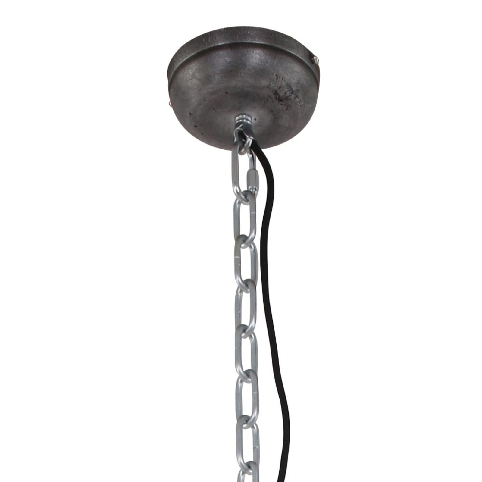 Bruine hanglamp Bikkel XXL in industrieel ontwerp