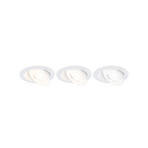 Paulmann Aumus White Select CCT LED ugradbena svjetiljka, bijela, set od 3