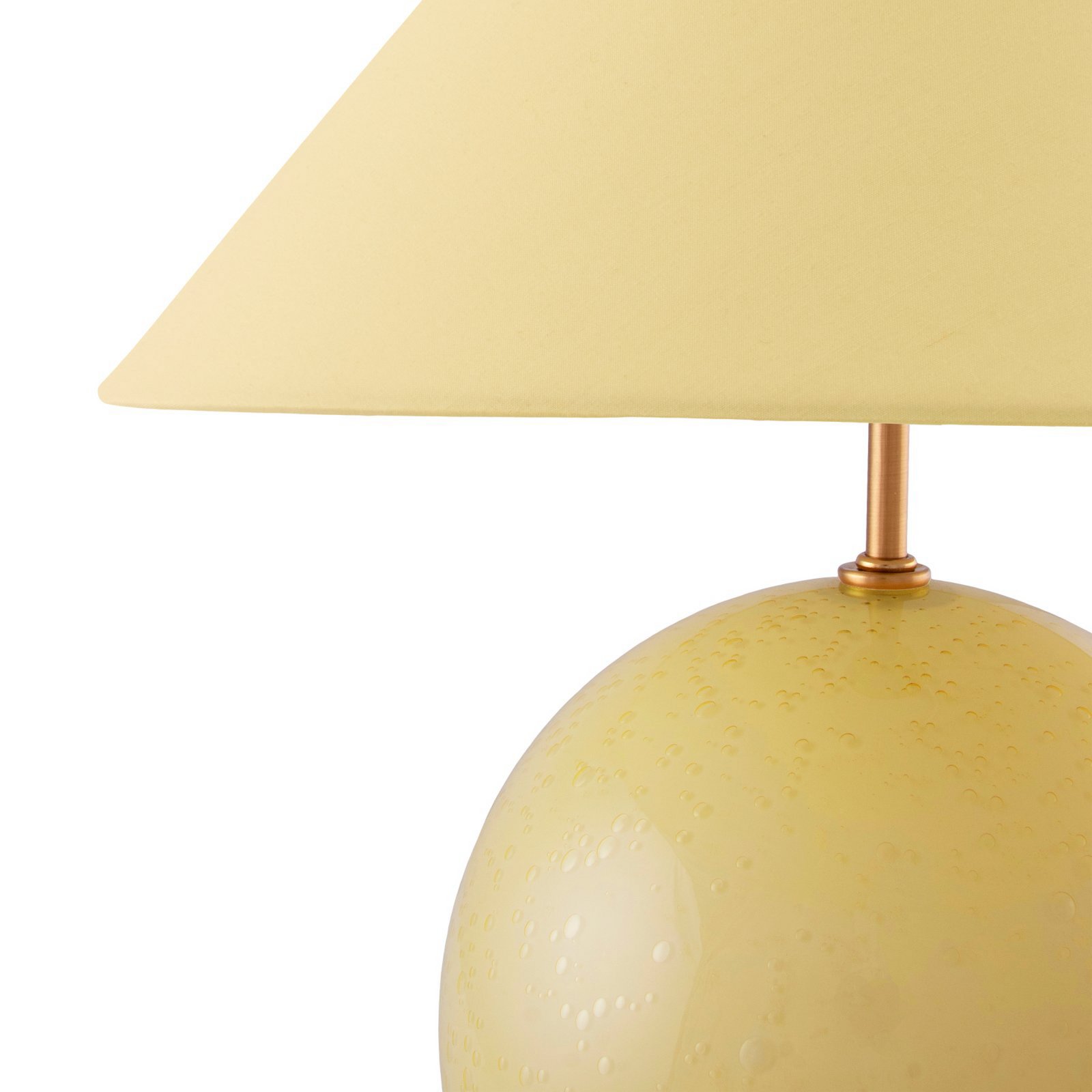 IRIS bordlampe, gul/gul, høyde 39 cm - Globen Lighting