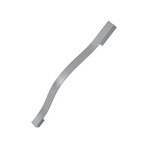 Alvon LED-væglampe, sølv, højde 50 cm, metal - Lindby