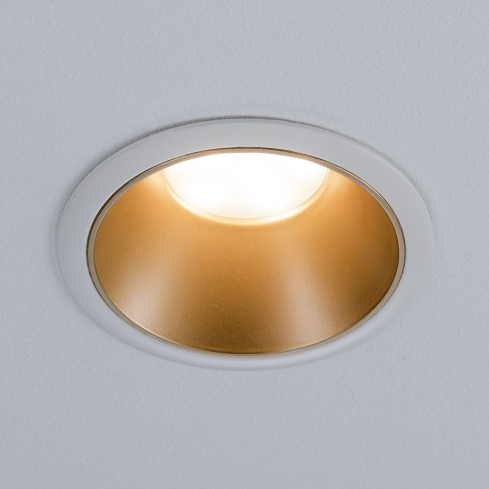 Paulmann Cole LED spotlight in elegant gold look