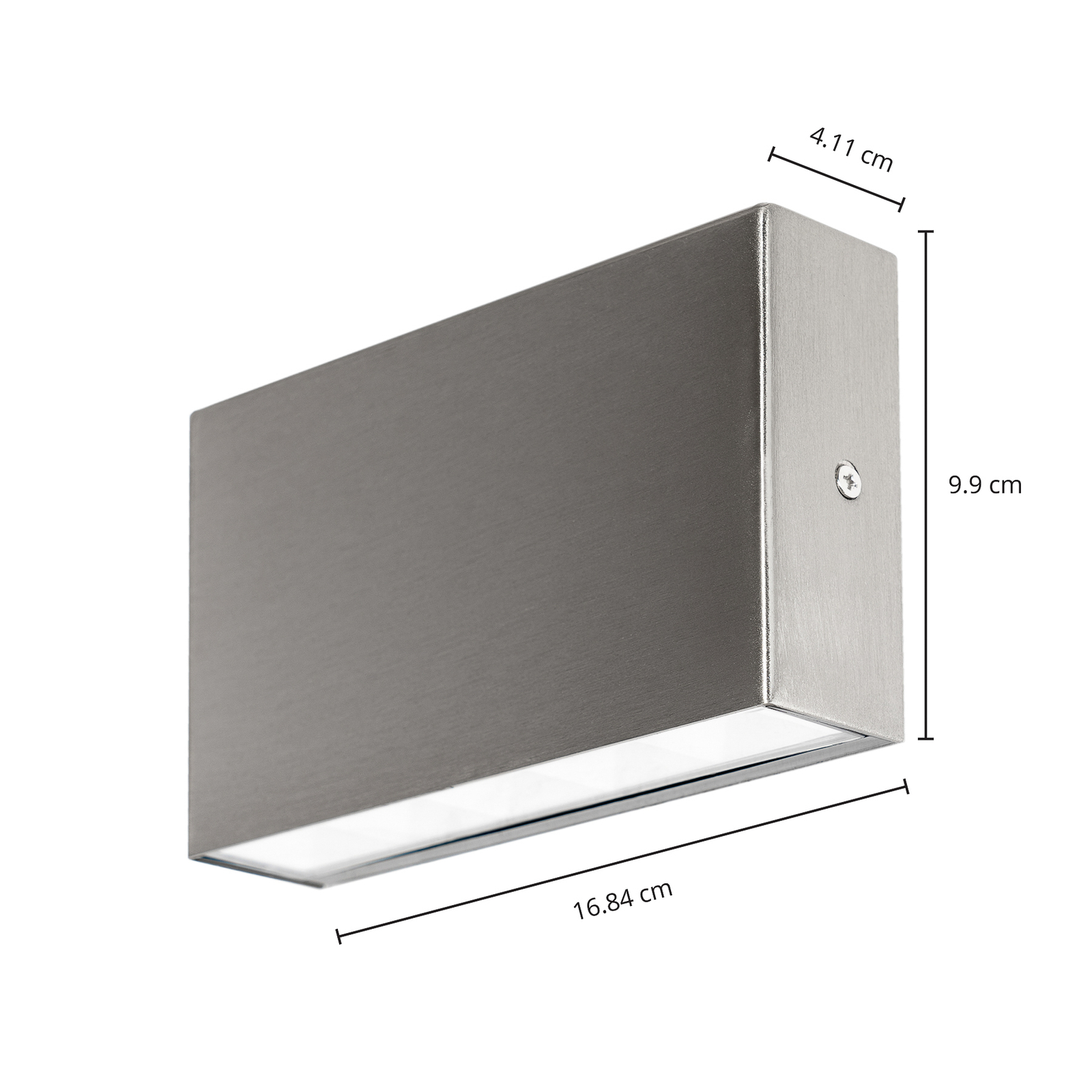Arcchio Karline LED outdoor wall light stainless steel 4W
