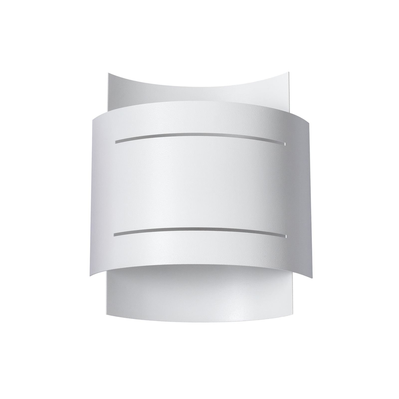 Euluna Isotta wall light, semicircular, white