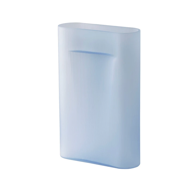 Muuto - Ridge Vase H48,5 Clair Bleu