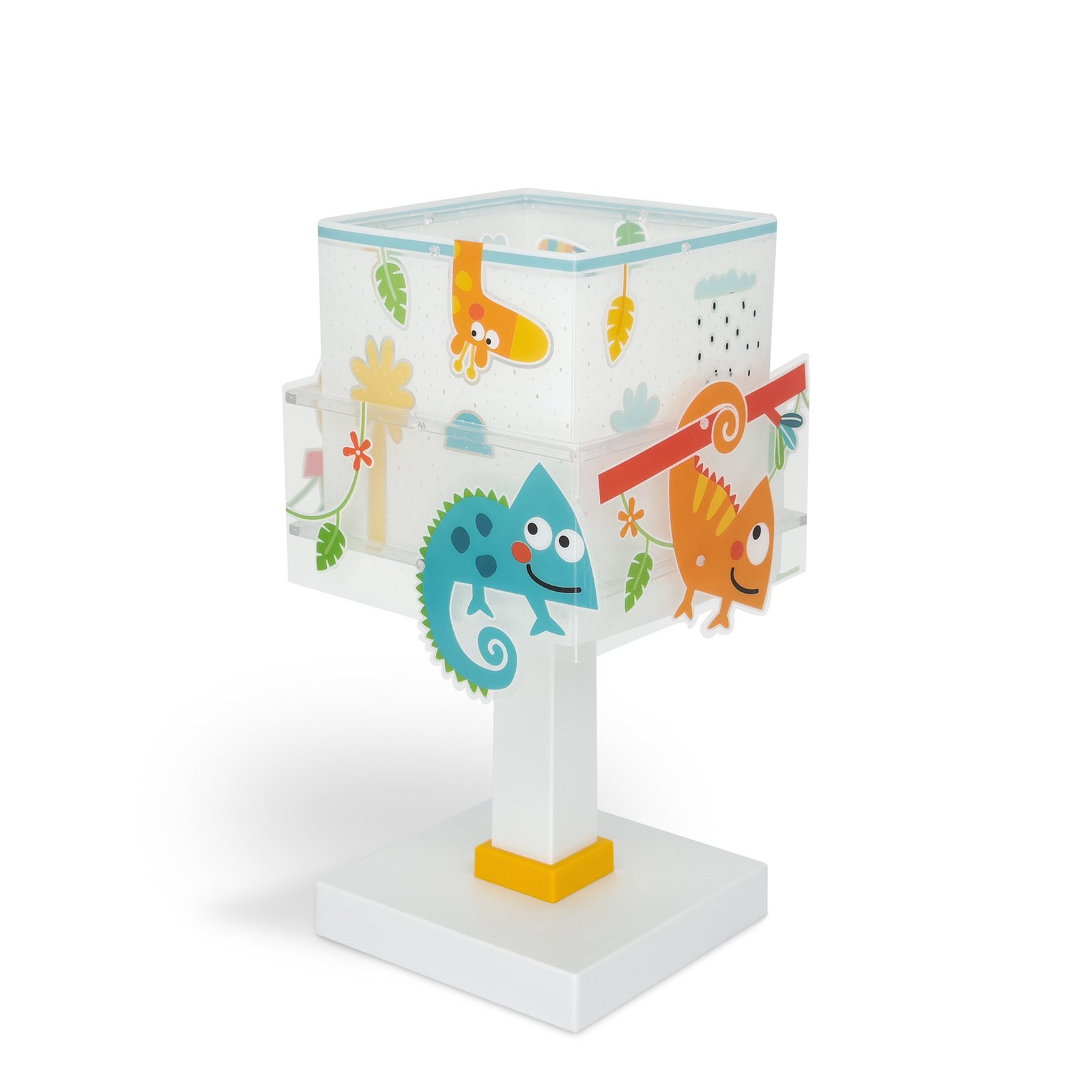 Lampada da tavolo per bambini Happy Jungle, G4, larghezza 14 cm