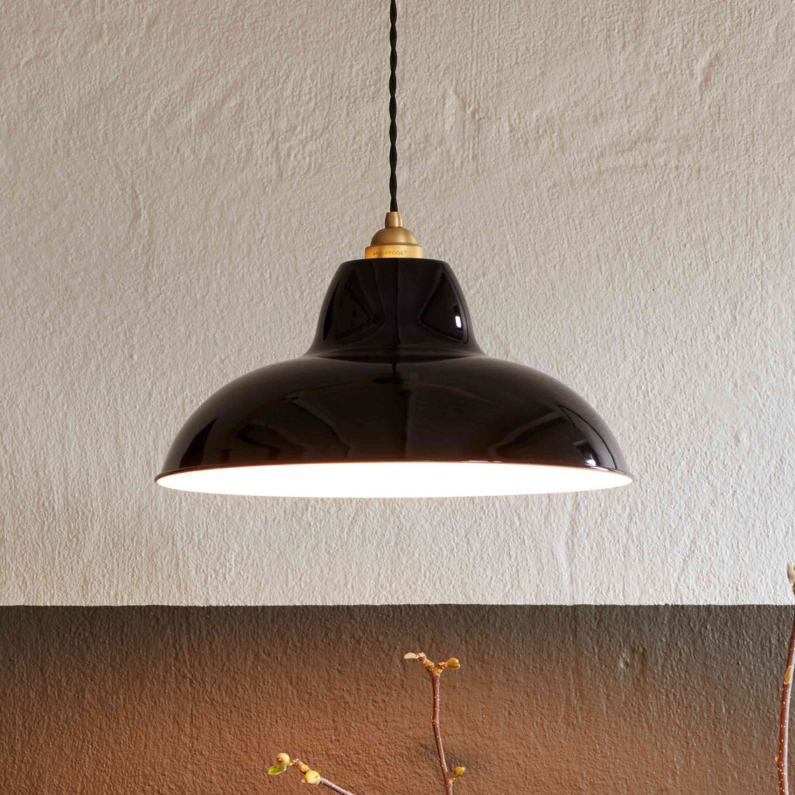 Anglepoise Original 1227 Brass Midi Wide Pendel