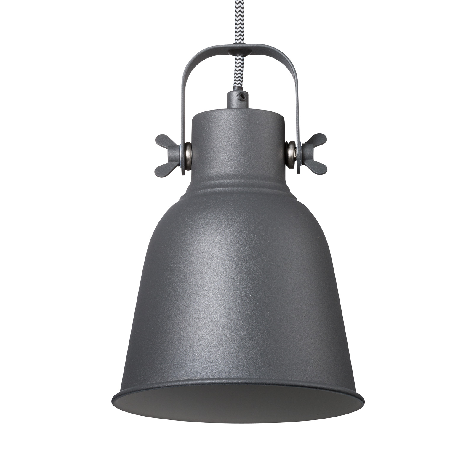 Adrian pendant light with metal shade