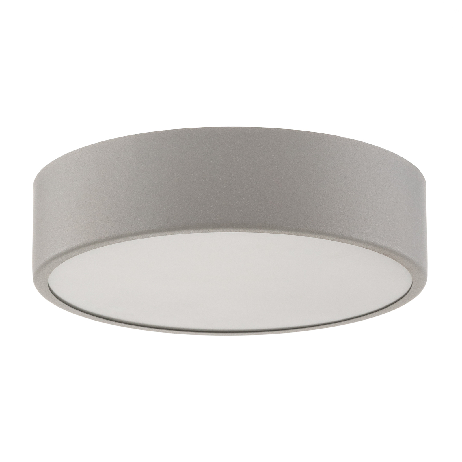 Cleo 300 ceiling light, sensor, Ø 30 cm grey