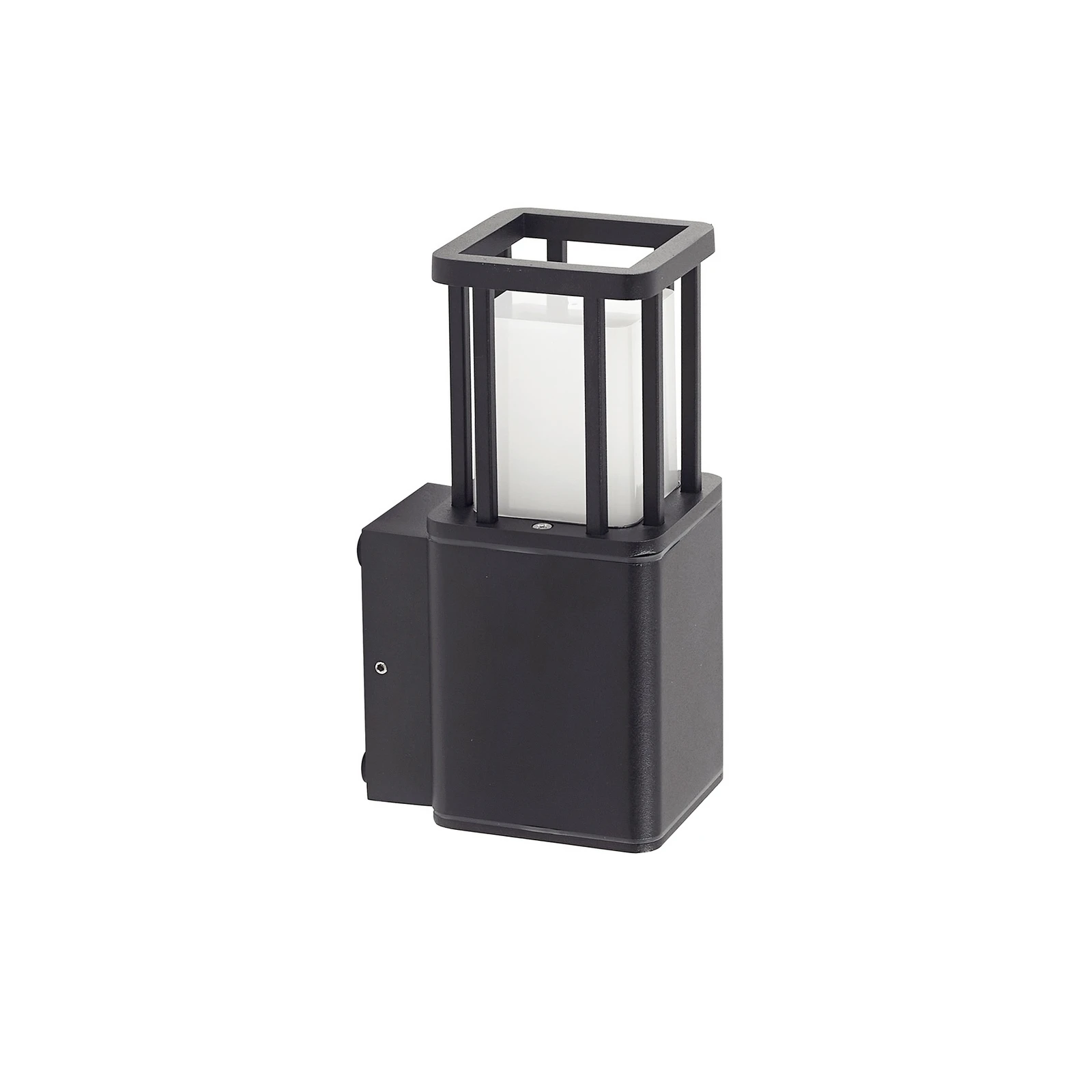 Lucande Dakil LED outdoor wall light, black, aluminium
