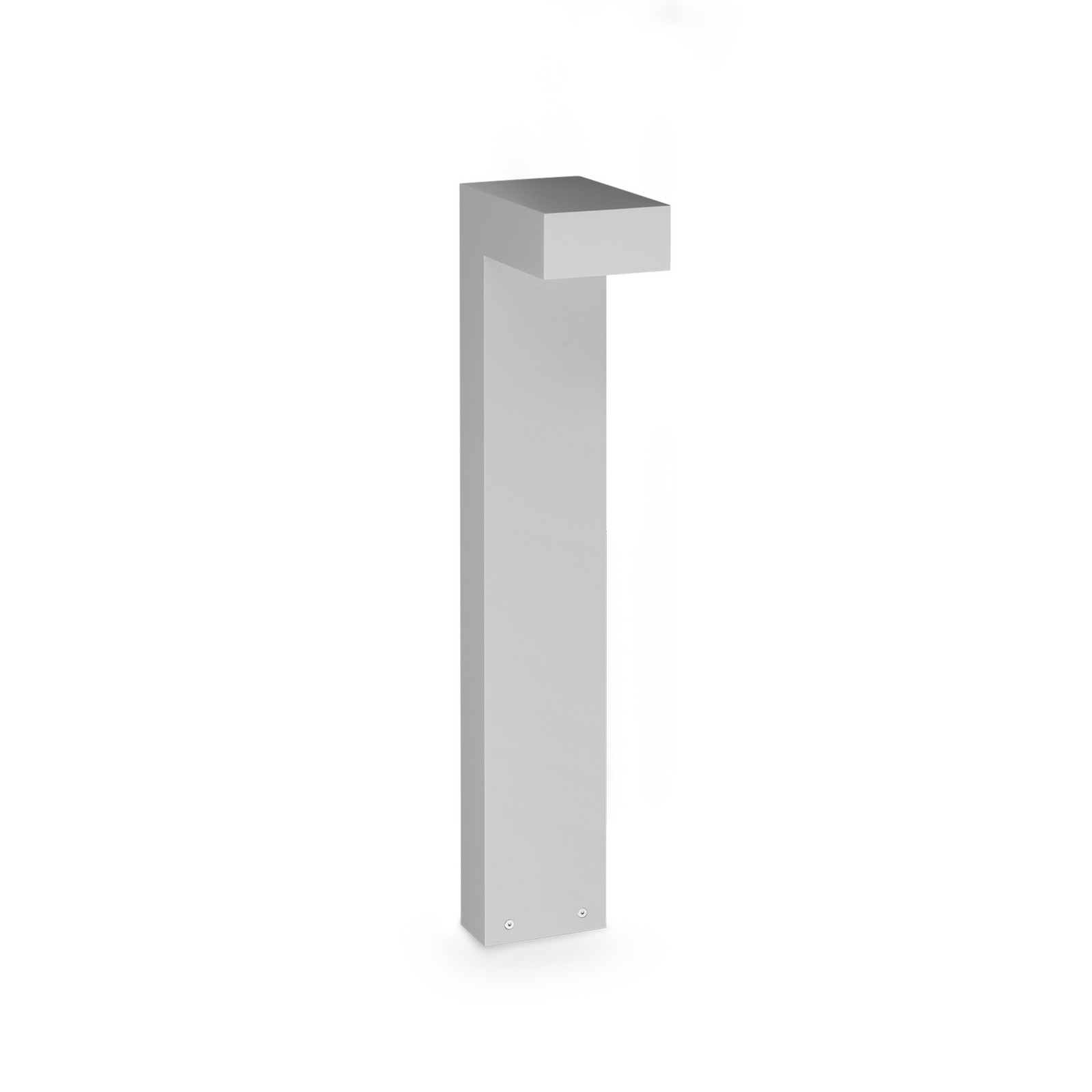 IDEAL LUX LED-väglampa Sirio, grå, höjd 60 cm, metall