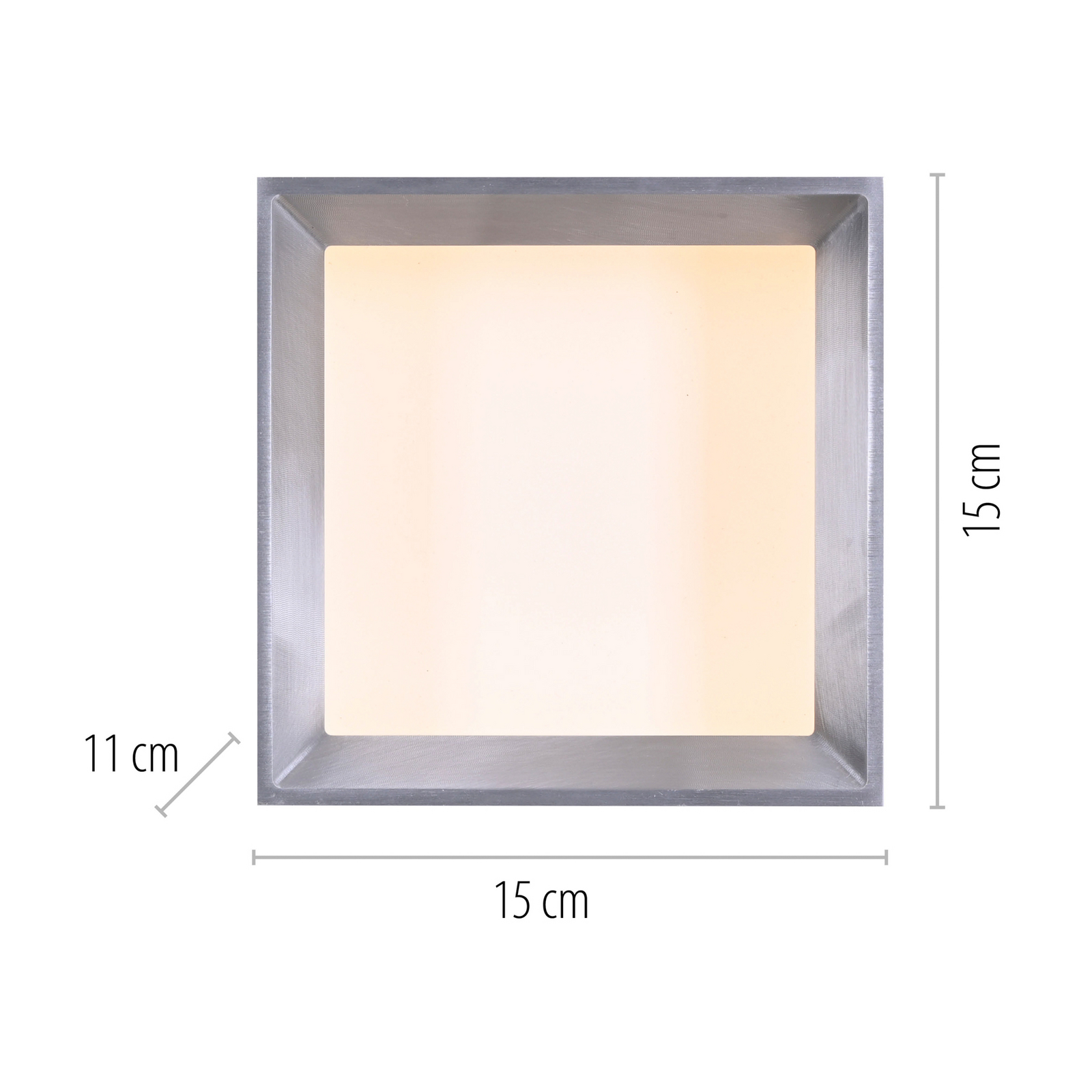 LED-stropna svetilka PURE Manhatten, stone, 1-žarilna, CCT