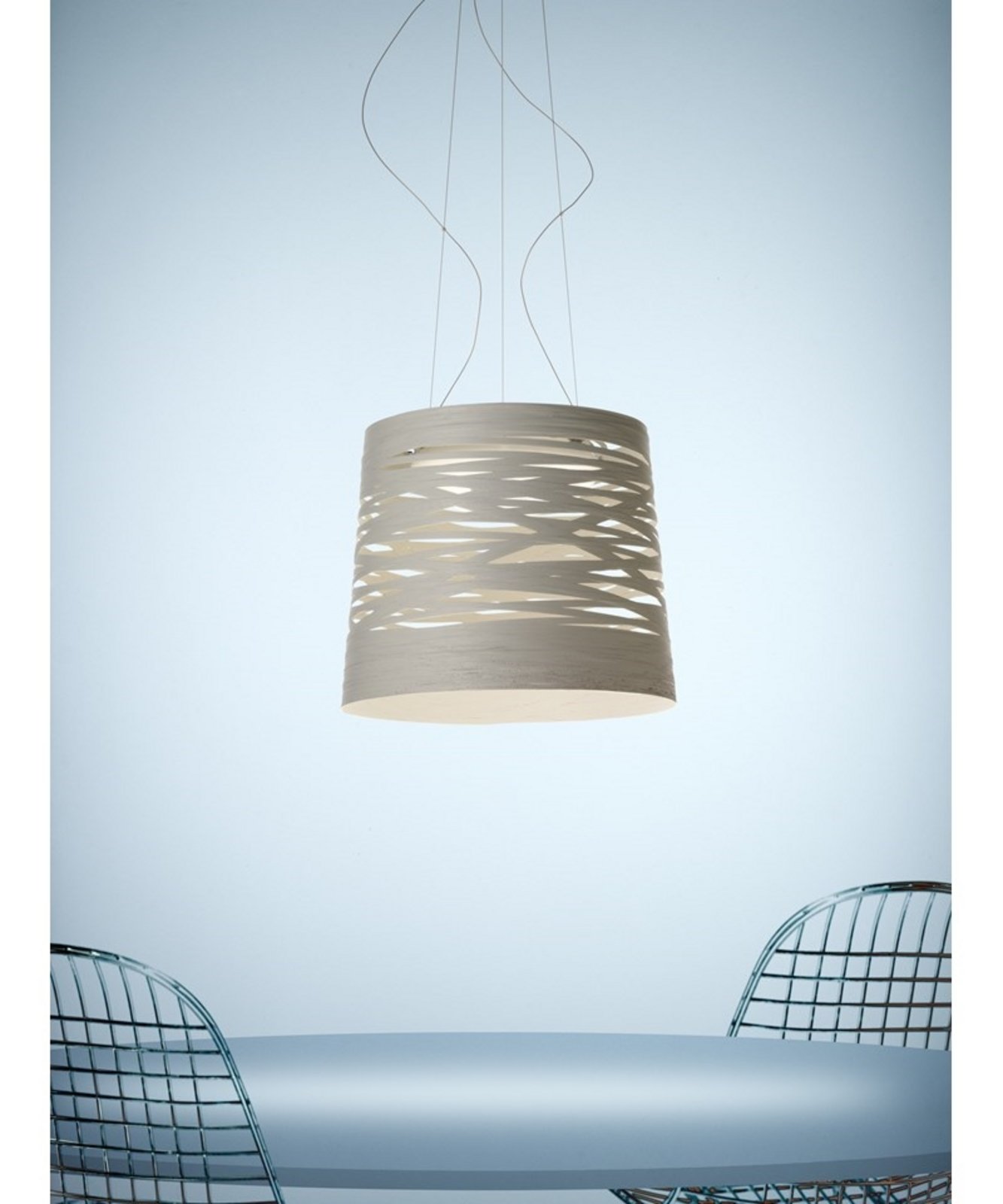 Tress Large Black LED Lustră Pendul - Foscarini