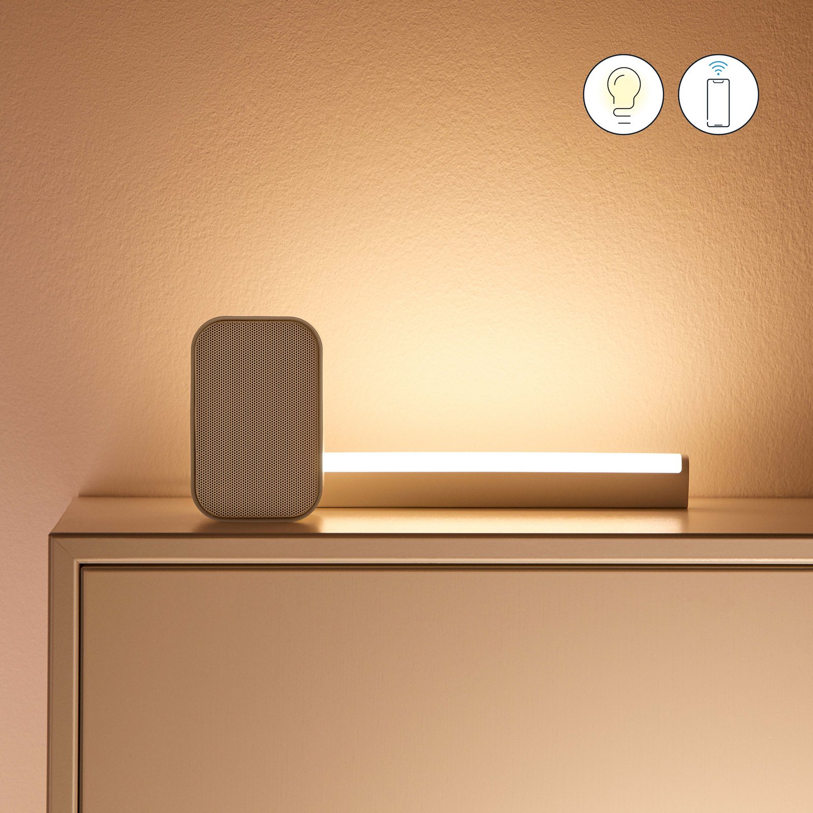 Bar Linear Light Dual Wi-Fi White - WiZ