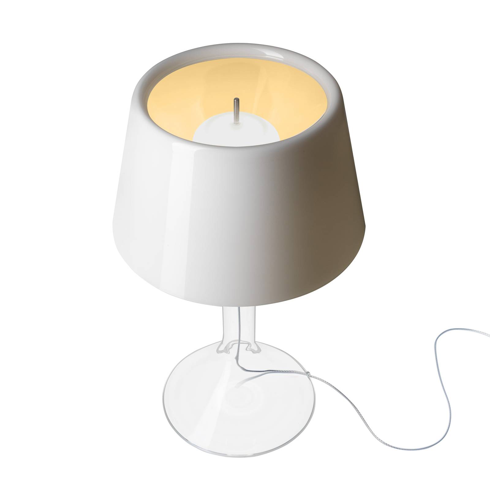 Foscarini LED-Tischleuchte Chapeaux V, weiß