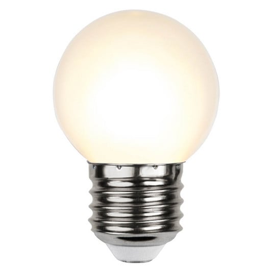 LED lempa E27 G45, skirta pasakų žibintams, balta 2700K