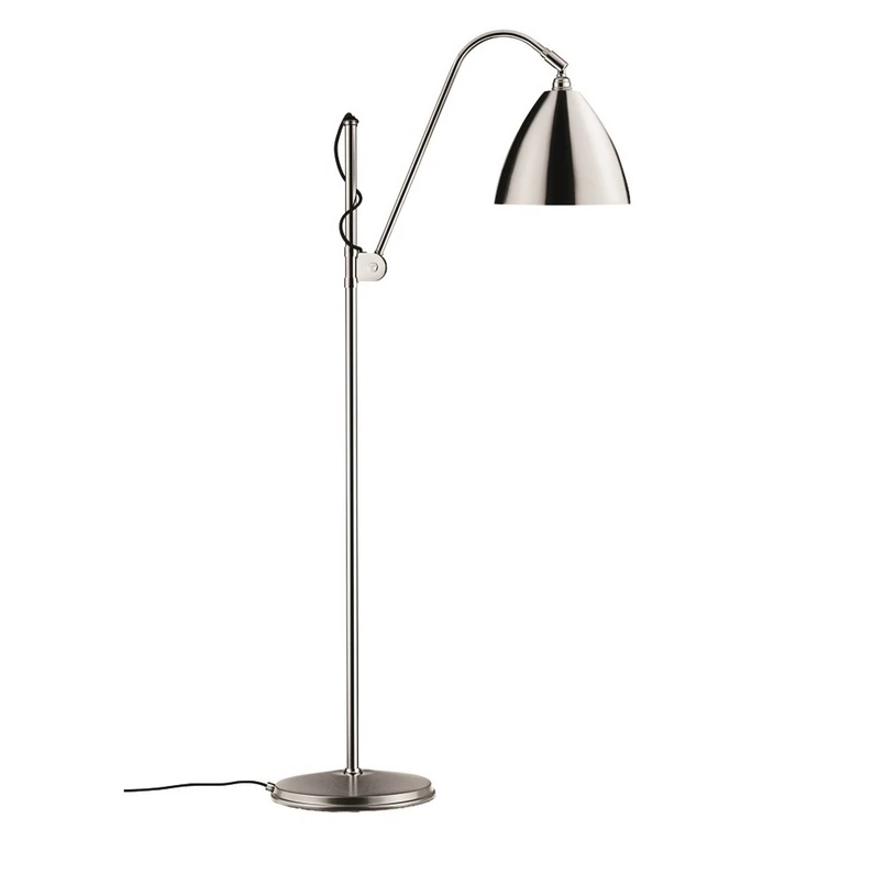 GUBI – Bestlite BL3 Golvlampa Ø21 Krom/Krom