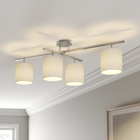 Lindby Zalia tekstiltaklampe