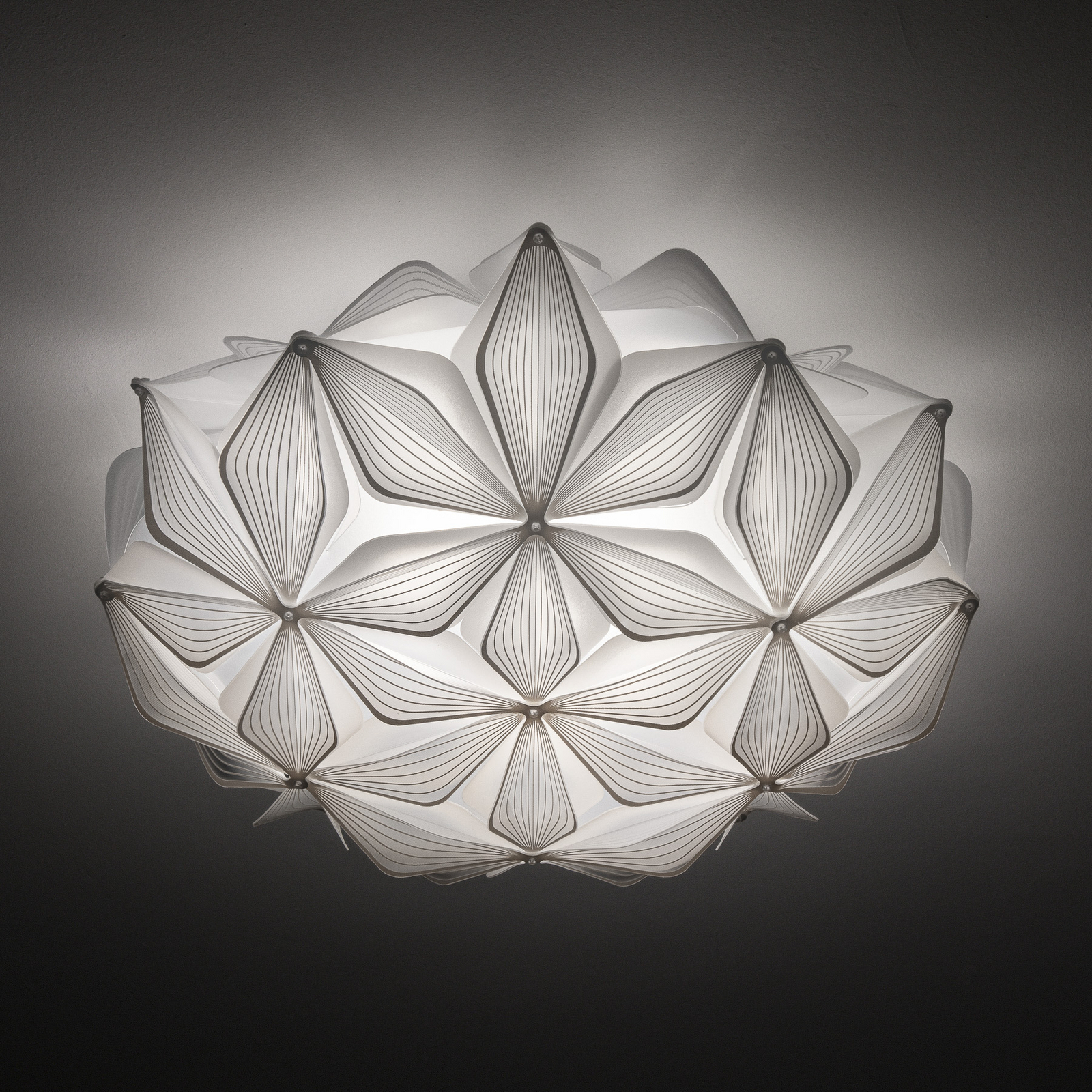 Lámpara de techo C'EST LA VIE, blanca, Ø 47 cm, 2 luces, E27