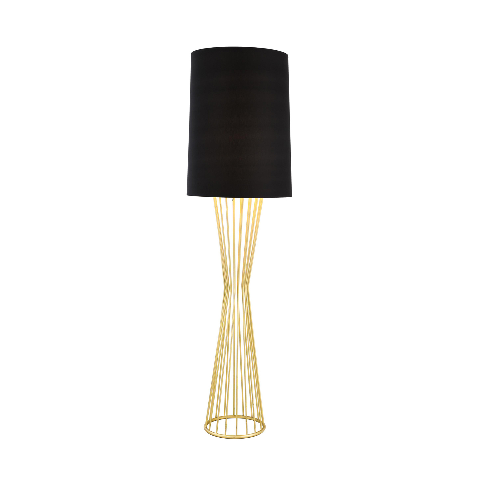 HLM-9073-1BSA floor lamp in gold and black