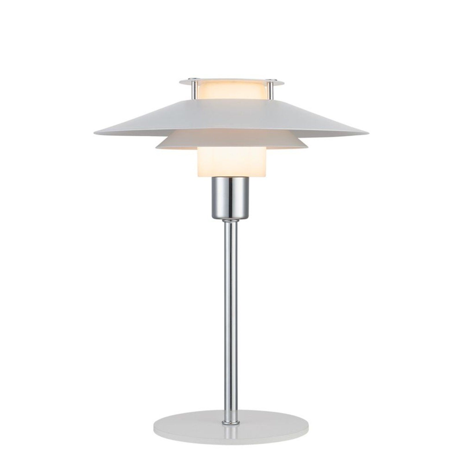 Rivoli Lampă de Masă White/Chrome - Halo Design