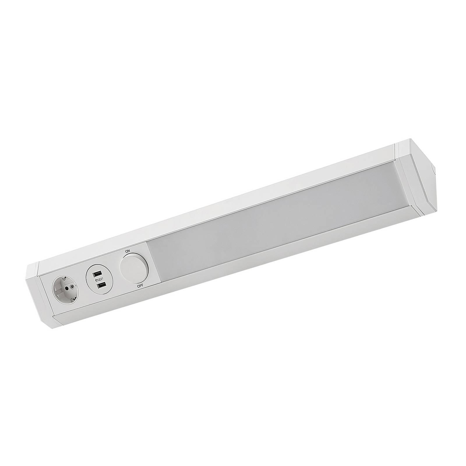 Arcchio Ekam LED pult alatti lámpa, USB, fehér
