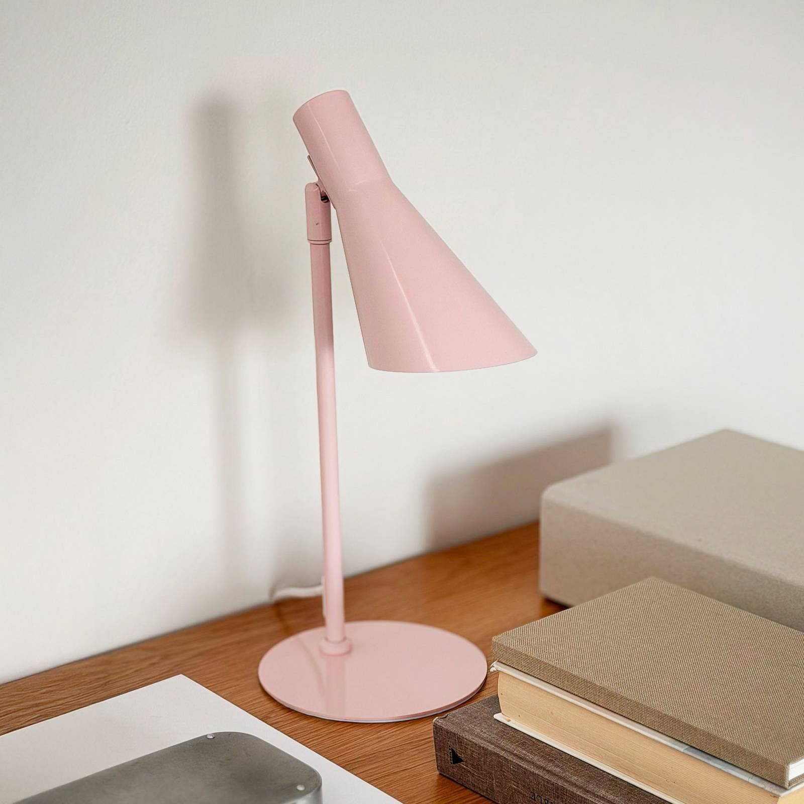 Lampe à poser Dyberg Larsen DL12 Mini, rose, E14, métal