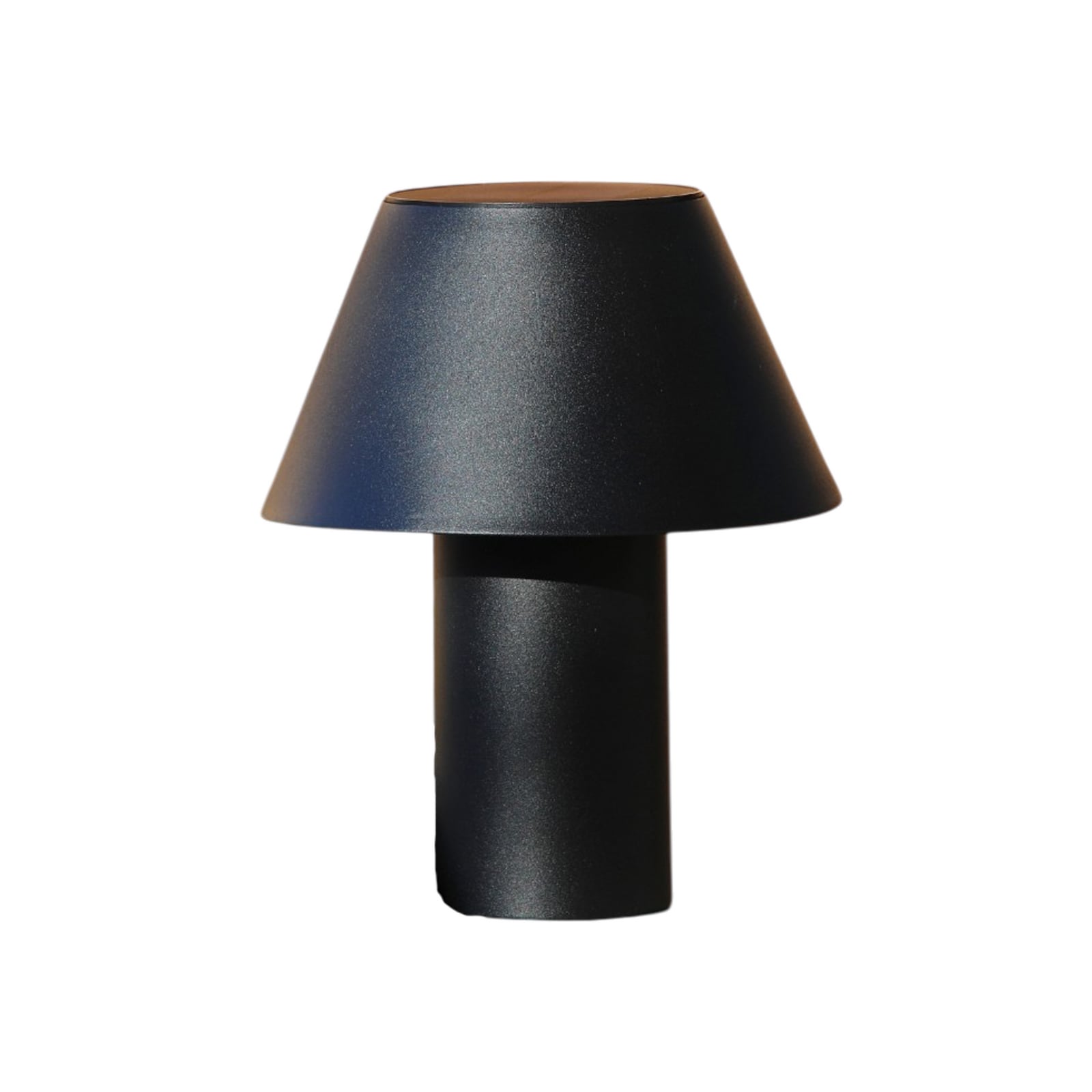 Lampa stołowa LED Vivo, czarna, IP44, wysokość 30 cm, ściemniana.