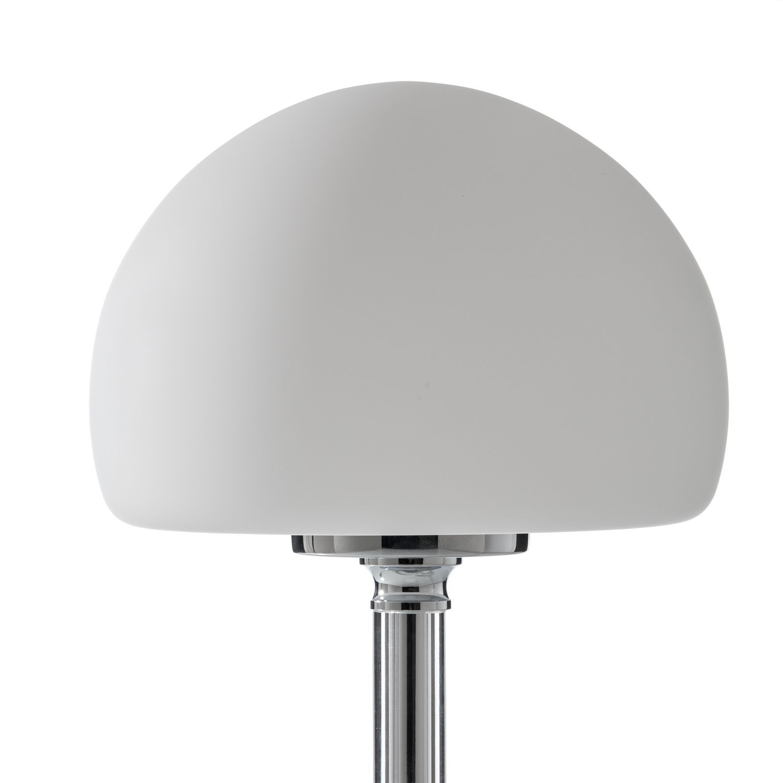 Ancilla - chromovaná stolní lampa LED se stmívačem
