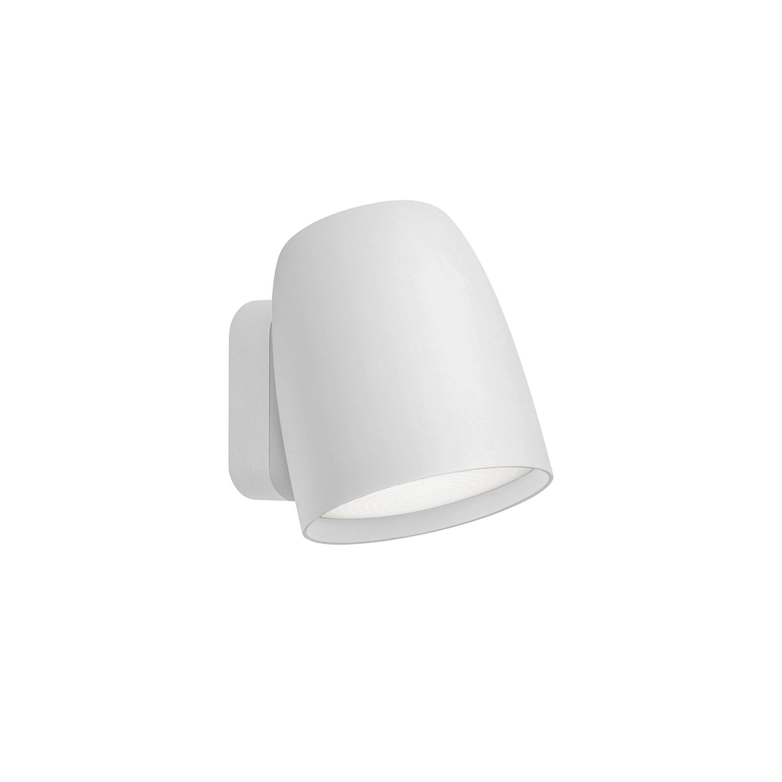 Applique d'extérieur LED Nut de Bover, blanc, aluminium/acier, hauteur 13,5 cm